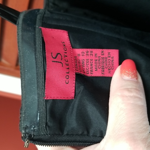 🖤Black🖤 & White Pleated Long Dress - Picture 11 of 14